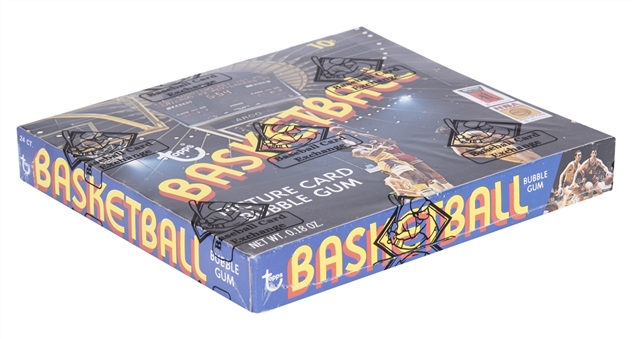 1972-73 Topps Basketball Unopened Ten-Cent Wax Box (24 Packs) – Fritsch Vault – BBCE Certified